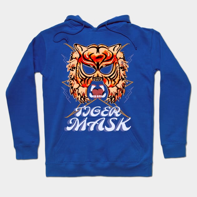 Tiger mask Hoodie by Ace13creations